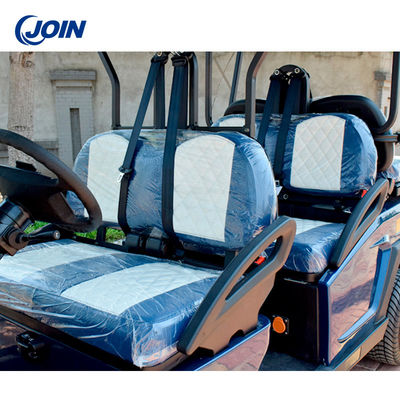 Место тележки гольфа Lozenge изготовленное на заказ делает тележку водостойким 2 Seater черно-белую